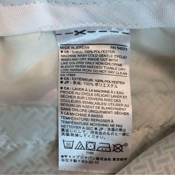 BANANA Republic green printed textured Sloan pants Sz 6P - Picture 6 of 11